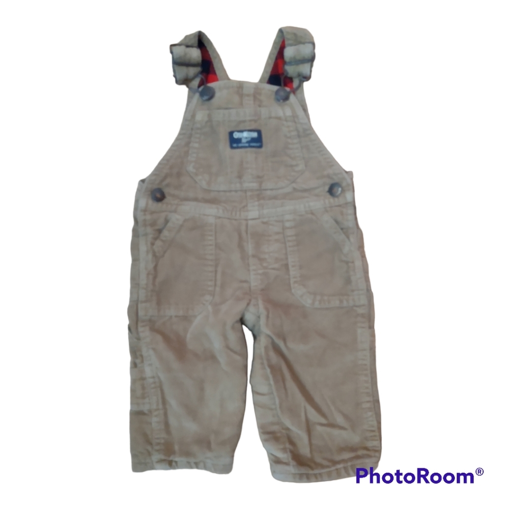 Oshkosh Baby Boys Overalls Corduroy Fleece Lined 6 months